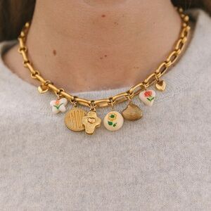Logan Tay Floral Charm Necklace